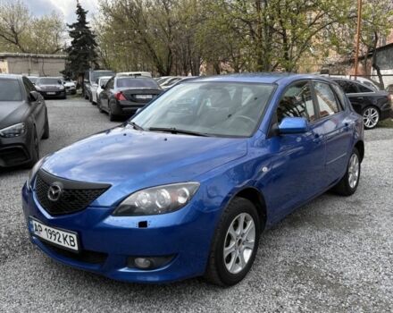 Синий Мазда 3, объемом двигателя 1.6 л и пробегом 200 тыс. км за 3500 $, фото 1 на Automoto.ua