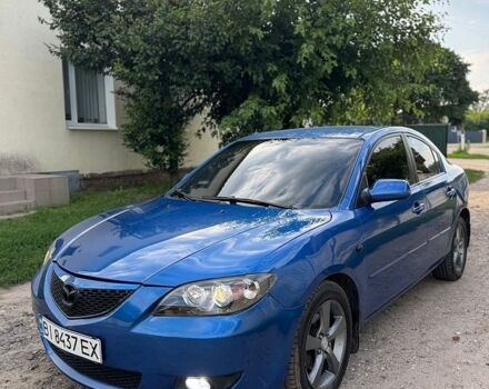 Синий Мазда 3, объемом двигателя 1.6 л и пробегом 234 тыс. км за 3750 $, фото 1 на Automoto.ua