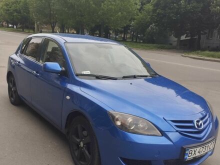 Мазда 3 2004 у Хмельницькому на Automoto.ua Синій Мазда 3, об'ємом двигуна 1.6 л та пробігом 280 тис. км за 3900 $, фото 1 на Automoto.ua