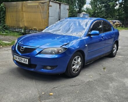 Синий Мазда 3, объемом двигателя 1.6 л и пробегом 190 тыс. км за 1750 $, фото 1 на Automoto.ua