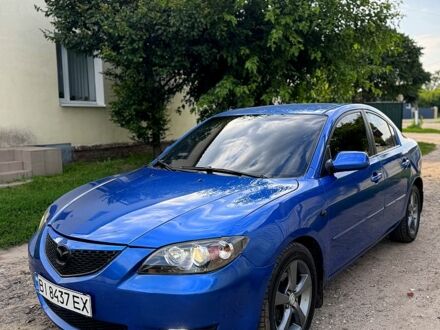 Синий Мазда 3, объемом двигателя 1.6 л и пробегом 234 тыс. км за 3750 $, фото 1 на Automoto.ua