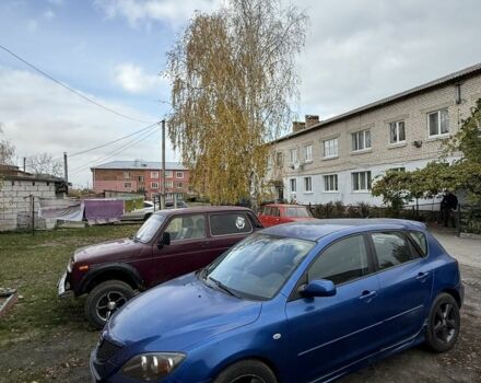 Синий Мазда 3, объемом двигателя 1.6 л и пробегом 425 тыс. км за 3282 $, фото 1 на Automoto.ua