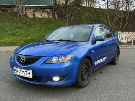 Синий Мазда 3, объемом двигателя 2 л и пробегом 325 тыс. км за 4500 $, фото 1 на Automoto.ua