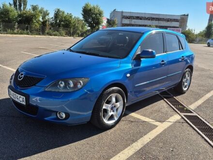 Синий Мазда 3, объемом двигателя 2 л и пробегом 201 тыс. км за 4400 $, фото 1 на Automoto.ua