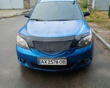 Синий Мазда 3, объемом двигателя 2 л и пробегом 376 тыс. км за 2500 $, фото 1 на Automoto.ua