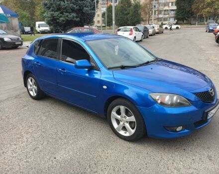 Синий Мазда 3, объемом двигателя 1.6 л и пробегом 165 тыс. км за 5700 $, фото 1 на Automoto.ua
