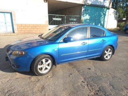 Синий Мазда 3, объемом двигателя 1.6 л и пробегом 190 тыс. км за 4112 $, фото 1 на Automoto.ua