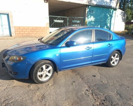 Синий Мазда 3, объемом двигателя 1.6 л и пробегом 190 тыс. км за 4112 $, фото 1 на Automoto.ua
