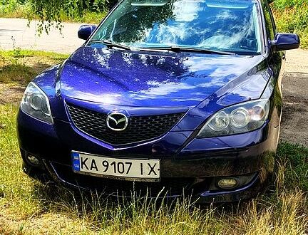 Синий Мазда 3, объемом двигателя 1.6 л и пробегом 280 тыс. км за 4200 $, фото 1 на Automoto.ua