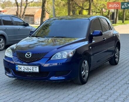 Синий Мазда 3, объемом двигателя 1.4 л и пробегом 250 тыс. км за 3450 $, фото 1 на Automoto.ua