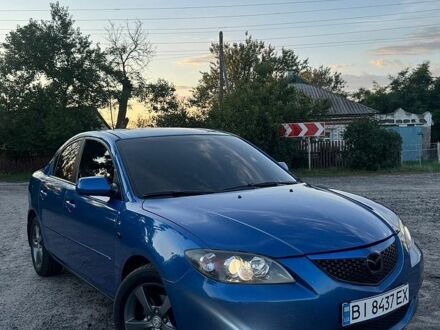 Синий Мазда 3, объемом двигателя 1.6 л и пробегом 234 тыс. км за 3600 $, фото 1 на Automoto.ua