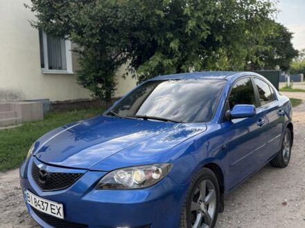 Синій Мазда 3, об'ємом двигуна 1.6 л та пробігом 234 тис. км за 3750 $, фото 1 на Automoto.ua