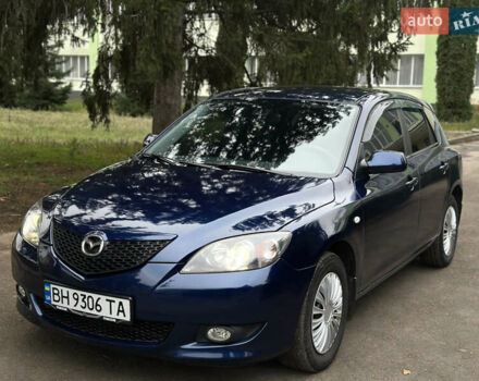 Синий Мазда 3, объемом двигателя 1.6 л и пробегом 237 тыс. км за 3950 $, фото 1 на Automoto.ua