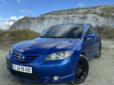 Синий Мазда 3, объемом двигателя 1.56 л и пробегом 248 тыс. км за 3950 $, фото 1 на Automoto.ua