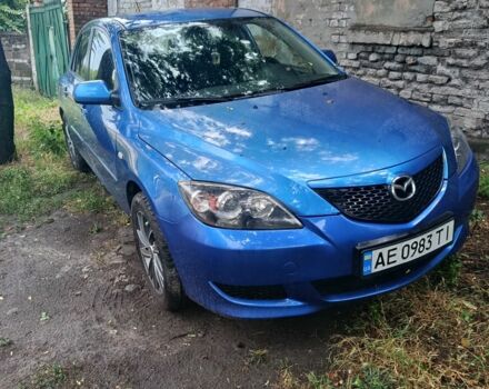 Синий Мазда 3, объемом двигателя 1.6 л и пробегом 152 тыс. км за 6000 $, фото 1 на Automoto.ua