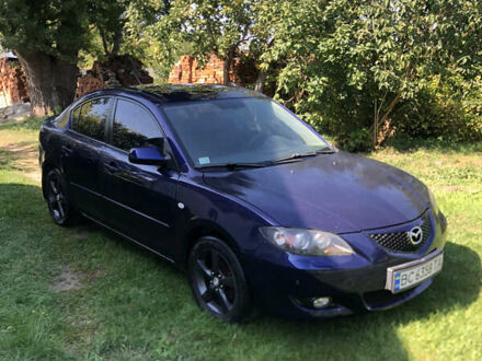 Синий Мазда 3, объемом двигателя 1.6 л и пробегом 175 тыс. км за 3500 $, фото 1 на Automoto.ua
