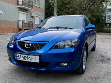 Синий Мазда 3, объемом двигателя 1.6 л и пробегом 200 тыс. км за 4500 $, фото 1 на Automoto.ua