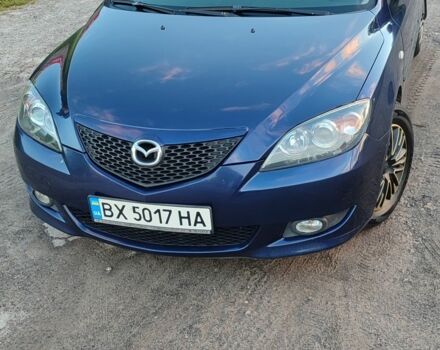 Синий Мазда 3, объемом двигателя 1.3 л и пробегом 220 тыс. км за 3800 $, фото 1 на Automoto.ua