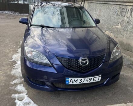 Синий Мазда 3, объемом двигателя 1.4 л и пробегом 265 тыс. км за 3500 $, фото 1 на Automoto.ua