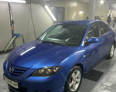 Синий Мазда 3, объемом двигателя 2 л и пробегом 259 тыс. км за 5200 $, фото 1 на Automoto.ua