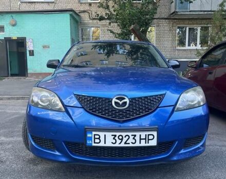 Синий Мазда 3, объемом двигателя 1.3 л и пробегом 237 тыс. км за 5000 $, фото 1 на Automoto.ua