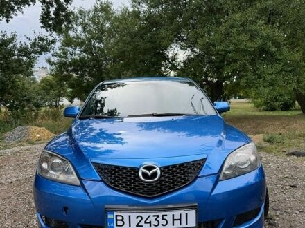 Синий Мазда 3, объемом двигателя 1.56 л и пробегом 371 тыс. км за 3500 $, фото 1 на Automoto.ua