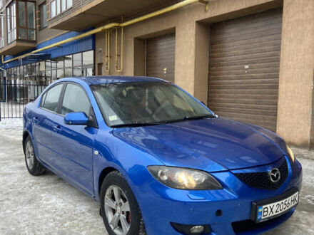 Синий Мазда 3, объемом двигателя 1.6 л и пробегом 370 тыс. км за 3700 $, фото 1 на Automoto.ua