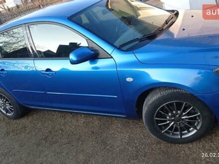 Синий Мазда 3, объемом двигателя 1.6 л и пробегом 280 тыс. км за 4700 $, фото 1 на Automoto.ua