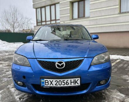 Синий Мазда 3, объемом двигателя 1.6 л и пробегом 369 тыс. км за 3200 $, фото 1 на Automoto.ua