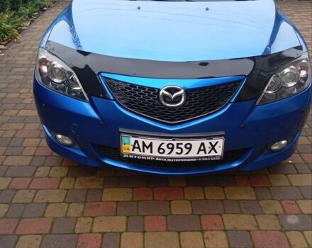 Синий Мазда 3, объемом двигателя 1.6 л и пробегом 130 тыс. км за 5300 $, фото 1 на Automoto.ua