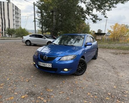 Синий Мазда 3, объемом двигателя 1.6 л и пробегом 190 тыс. км за 4217 $, фото 1 на Automoto.ua