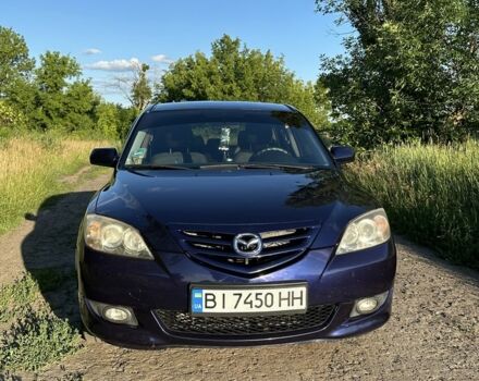 Синий Мазда 3, объемом двигателя 1.6 л и пробегом 192 тыс. км за 4602 $, фото 1 на Automoto.ua