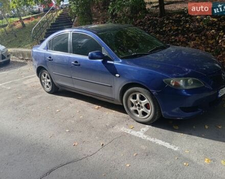 Синий Мазда 3, объемом двигателя 1.6 л и пробегом 303 тыс. км за 3200 $, фото 1 на Automoto.ua