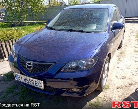 Синий Мазда 3, объемом двигателя 2 л и пробегом 400 тыс. км за 5500 $, фото 1 на Automoto.ua