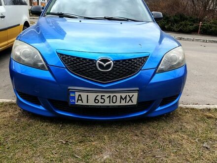 Синий Мазда 3, объемом двигателя 1.3 л и пробегом 220 тыс. км за 3700 $, фото 1 на Automoto.ua