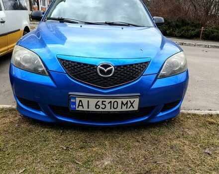 Синий Мазда 3, объемом двигателя 1.3 л и пробегом 220 тыс. км за 3700 $, фото 1 на Automoto.ua