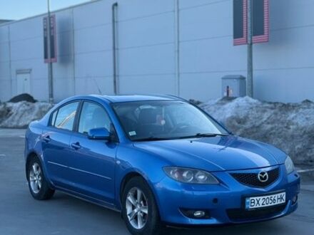Синий Мазда 3, объемом двигателя 1.6 л и пробегом 370 тыс. км за 3900 $, фото 1 на Automoto.ua