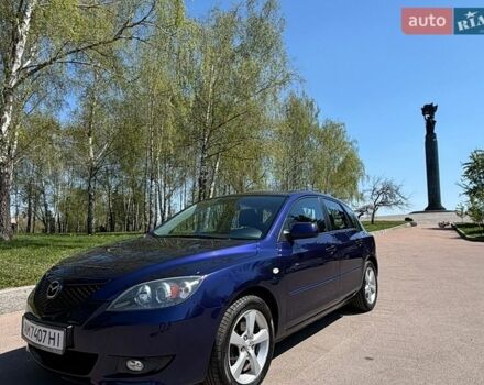 Синий Мазда 3, объемом двигателя 1.6 л и пробегом 214 тыс. км за 5900 $, фото 1 на Automoto.ua