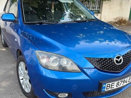 Синий Мазда 3, объемом двигателя 1.56 л и пробегом 362 тыс. км за 3999 $, фото 1 на Automoto.ua