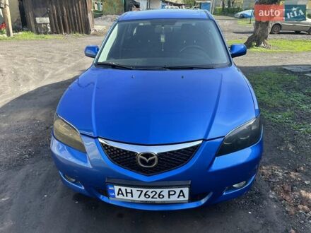 Мазда 3 2006 у Покровськ (Красноармійськ) на Automoto.ua Синій Мазда 3, об'ємом двигуна 1.6 л та пробігом 157 тис. км за 5600 $, фото 1 на Automoto.ua
