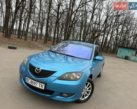 Синий Мазда 3, объемом двигателя 2 л и пробегом 255 тыс. км за 3800 $, фото 1 на Automoto.ua