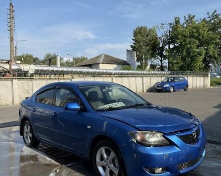 Синий Мазда 3, объемом двигателя 1.6 л и пробегом 198 тыс. км за 2800 $, фото 1 на Automoto.ua