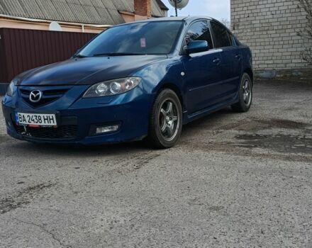 Синий Мазда 3, объемом двигателя 2 л и пробегом 250 тыс. км за 3250 $, фото 1 на Automoto.ua