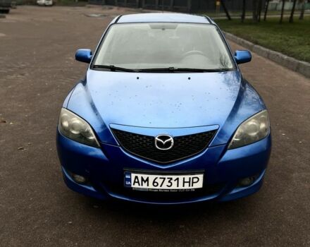 Синий Мазда 3, объемом двигателя 1.6 л и пробегом 195 тыс. км за 4200 $, фото 1 на Automoto.ua