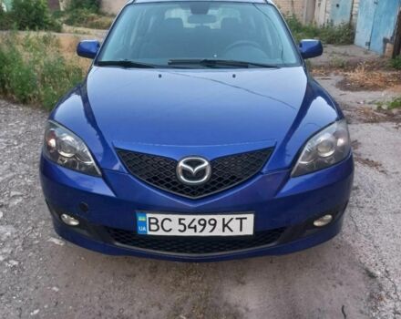 Синий Мазда 3, объемом двигателя 1.6 л и пробегом 210 тыс. км за 4614 $, фото 1 на Automoto.ua
