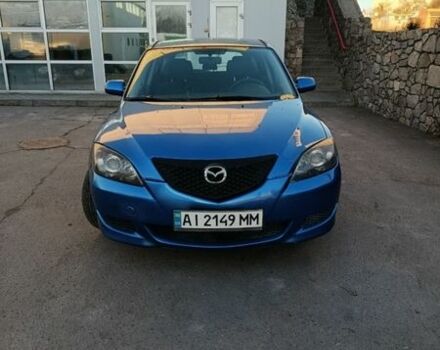 Синий Мазда 3, объемом двигателя 1.6 л и пробегом 359 тыс. км за 4600 $, фото 1 на Automoto.ua