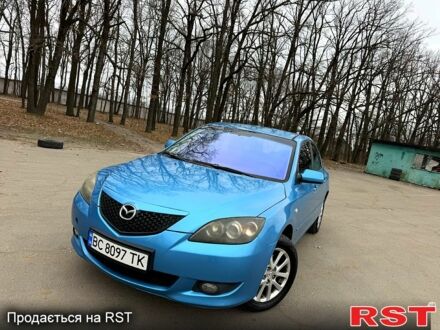 Синій Мазда 3, об'ємом двигуна 2 л та пробігом 255 тис. км за 3800 $, фото 1 на Automoto.ua