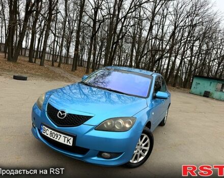 Синий Мазда 3, объемом двигателя 2 л и пробегом 255 тыс. км за 3800 $, фото 1 на Automoto.ua