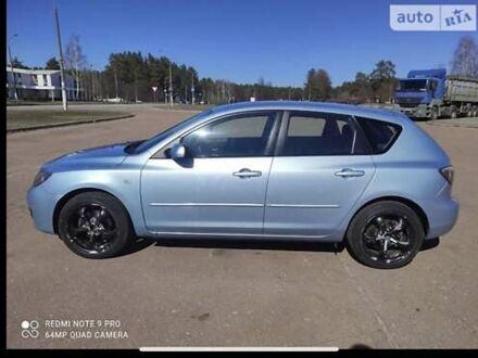 Синий Мазда 3, объемом двигателя 1.6 л и пробегом 172 тыс. км за 5800 $, фото 1 на Automoto.ua