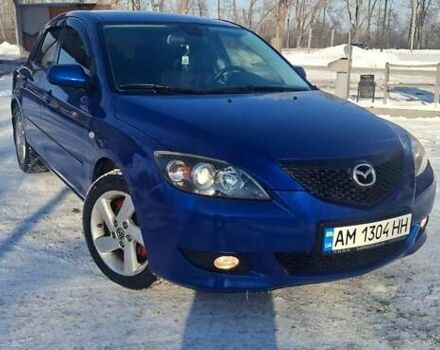 Синий Мазда 3, объемом двигателя 1.6 л и пробегом 269 тыс. км за 3999 $, фото 1 на Automoto.ua